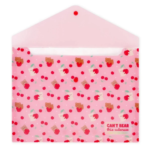 LEGAMI ΦΑΚΕΛΟΣ ΜΕ ΚΟΥΜΠΙ FOLD & ORDER - TEDDY CHERRY
