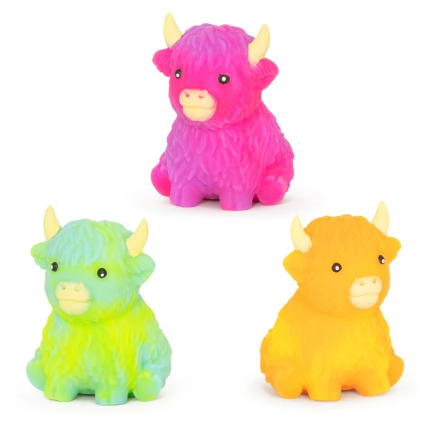 KEYCRAFT SQUISHY RAINBOW HIGHLAND ΑΓΕΛΑΔΑ - 3 ΧΡΩΜΑΤΑ