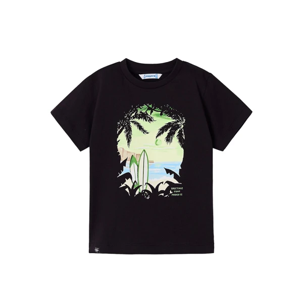 MAYORAL SHORT SLEEVE BLOUSE PARADISE BLACK