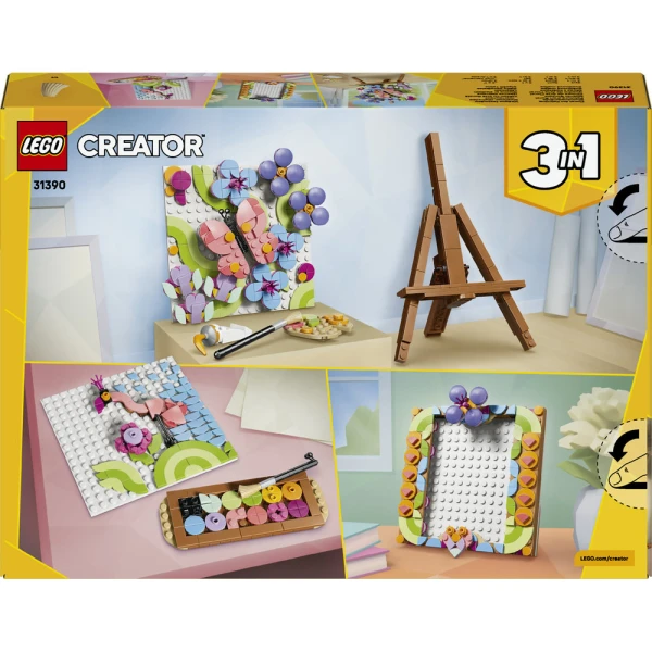 LEGO CREATOR 3IN1 ΔΙΑΚΟΣΜΗΤΙΚΟ ΤΕΧΝΗΣ ΜΕ ΛΟΥΛΟΥΔΙΑ - ΠΙΝΑΚΑΣ