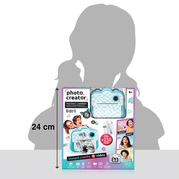PHOTO CREATOR ΦΩΤΟΓΡΑΦΙΚΗ ΜΗΧΑΝΗ INSTANT CAMERA - 4 ΧΡΩΜΑΤΑ