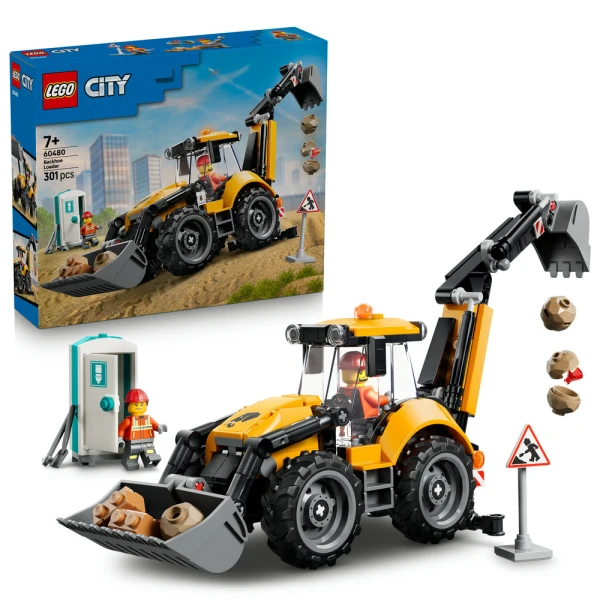 LEGO® CITY YELLOW BACKHOE LOADER