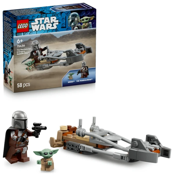 LEGO® STAR WARS™ ΜΗΧΑΝΗ ΥΨΗΛΗΣ ΤΑΧΥΤΗΤΑΣ ΤΟΥ ΜΑΝΤΑΛΟΡΙΑΝΟΥ & ΤΟΥ ΓΚΡΟΓΚΟΥ