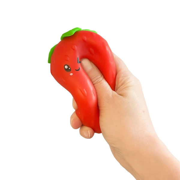 KEYCRAFT SQUISHY SQUEEZY STRAWBERRY - 3 ΣΧΕΔΙΑ