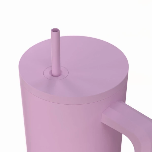ESTIA HOME ART ΘΕΡΜΟΣ STRAW TUMBLER XL 900ml - LAVENDER