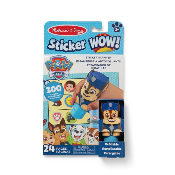 MELISSA & DOUG STICKER WOW ΑΥΤΟΚΟΛΛΗΤΑ ΣΥΛΛΟΓΗ PAW PATROL - 3 ΣΧΕΔΙΑ