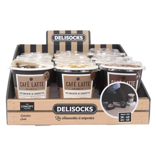 DELISOCKS ΚΑΛΤΣΕΣ ΚΑΦΕΣ - 3 ΣΧΕΔΙΑ