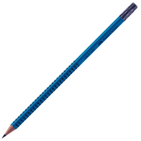 FABER-CASTELL ΜΟΛΥΒΙ ΜΕ ΓΟΜΑ GRIP AQUAMARINE B