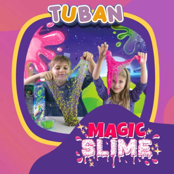 TUBAN DIY SLIME ΣΕΤ ΚΑΤΑΣΚΕΥΗΣ SLIME MAGIC PINK XL