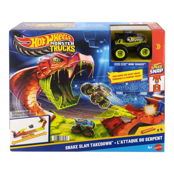 HOT WHEELS MONSTER TRUCKS ΠΙΣΤΑ ΕΠΙΘΕΣΗ ΦΙΔΙΟΥ