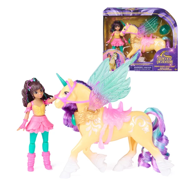 UNICORN ACADEMY ΜΙΚΡΗ ΚΟΥΚΛΑ ΚΑΙ ΜΟΝΟΚΕΡΟΣ ΜΕ ΦΤΕΡΑ - 4 ΣΧΕΔΙΑ