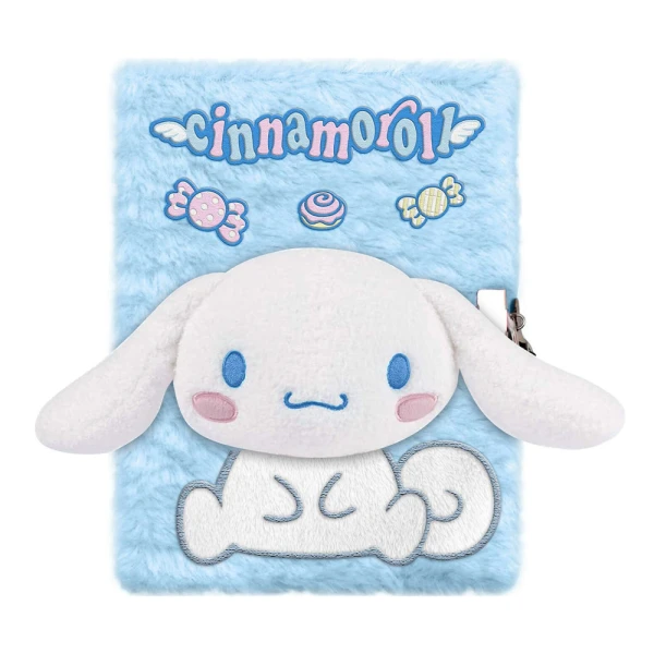 PLUSH NOTEBOOK A5 CINNAMOROLL