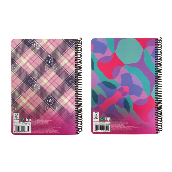 BACK ME UP ΤΕΤΡΑΔΙΟ ΣΠΙΡΑΛ 17Χ25 2 ΘΕΜΑΤΑ 70 ΦΥΛΛΑ PUPPY & SCOTCH BEAR - 2 ΣΧΕΔΙΑ