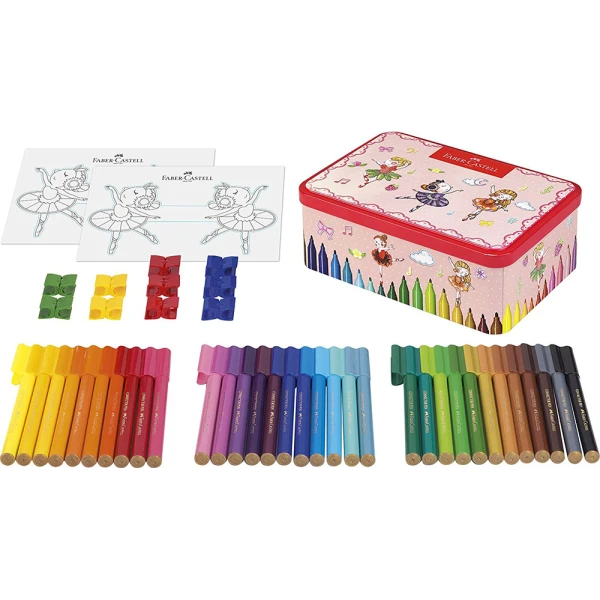 FABER-CASTELL ΣΕΤ 33 ΜΑΡΚΑΔΟΡΟΙ CONNECTOR ΜΠΑΛΑΡΙΝΑ