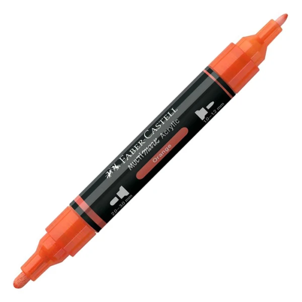 FABER-CASTELL ΑΚΡΥΛΙΚΟΣ ΜΑΡΚΑΔΟΡΟΣ MULTIMARK ΧΡΩΜΑ 115 ORANGE