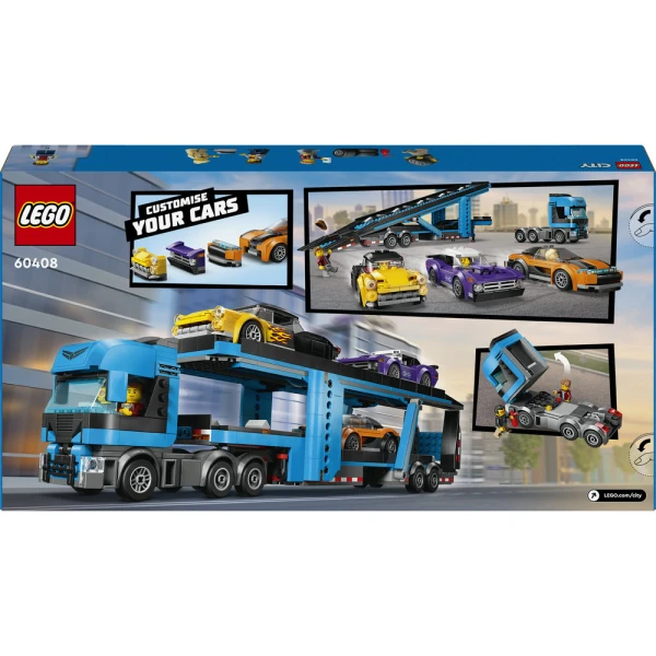 LEGO® CITY ΦΟΡΤΗΓΟ ΜΕΤΑΦΟΡΕΑΣ ΑΥΤΟΚΙΝΗΤΩΝ ΜΕ ΣΠΟΡ ΑΥΤΟΚΙΝΗΤΑ