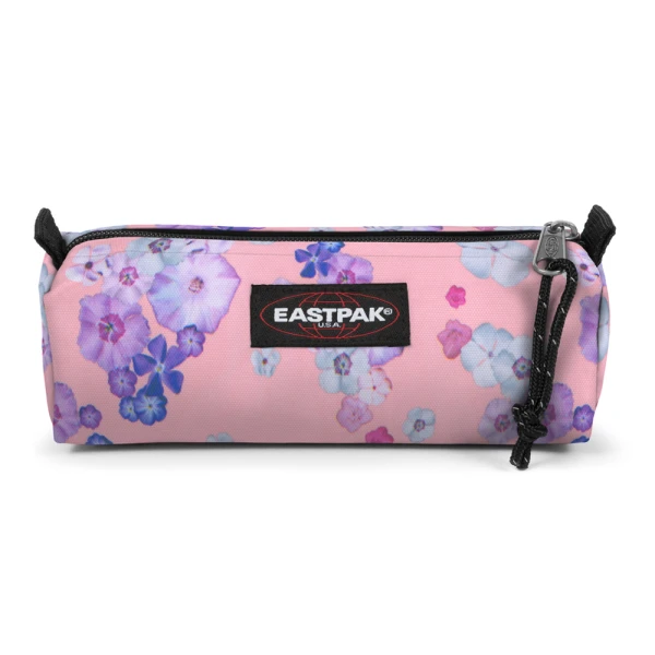 EASTPAK BENCHMARK ΜΟΝΗ ΚΑΣΕΤΙΝΑ FLORAL BLOOM PINK