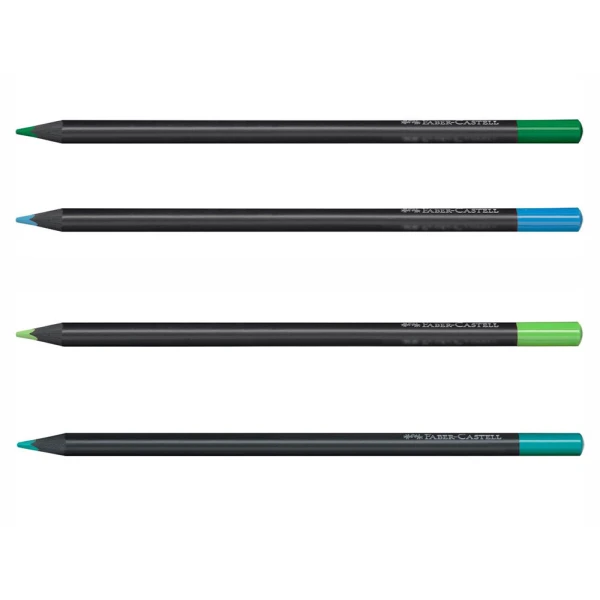 FABER-CASTELL ΞΥΛΟΜΠΟΓΙΕΣ BLACK EDITION ΣΕΤ 12 ΧΡΩΜΑΤΑ