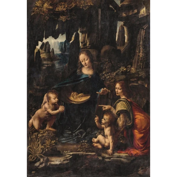 CLEMENTONI ΠΑΖΛ MUSEUM COLLECTION LEONARDO DA VINCI Η ΠΑΝΑΓΙΑ ΤΩΝ ΒΡΑΧΩΝ 1000 ΤΜΧ