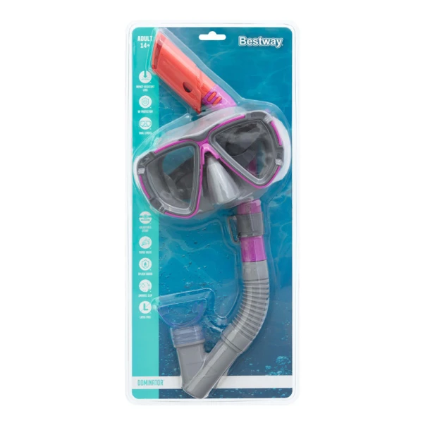 BESTWAY HYDRO-SWIM BLACKSTRIPE SET - PURPLE