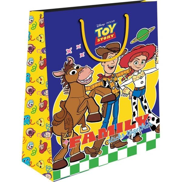 ΧΑΡΤΙΝΗ ΣΑΚΟΥΛΑ ΔΩΡΟΥ 18Χ11Χ23 εκ. TOY STORY - 2 ΣΧΕΔΙΑ