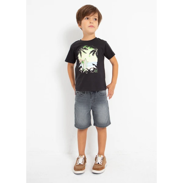 MAYORAL SHORT SLEEVE BLOUSE PARADISE BLACK