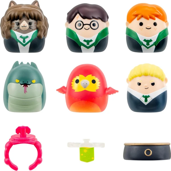 SQUISH-A-LONGS HARRY POTTER ΣΕΤ 6 τεμ. ΦΙΓΟΥΡΕΣ & ΑΞΕΣΟΥΑΡ