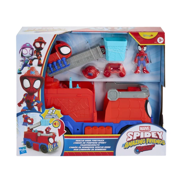 SPIDEY AND HIS AMAZING FRIENDS RESCUE WEBS FIRETRUCK