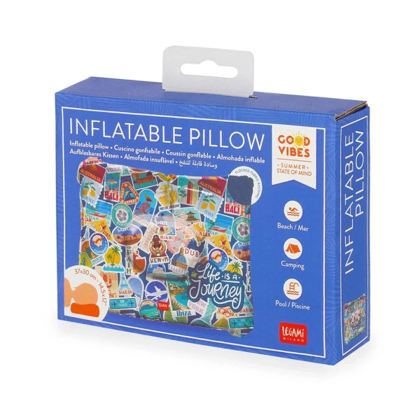 LEGAMI INFLATABLE PILLOW TRAVEL STICKERS