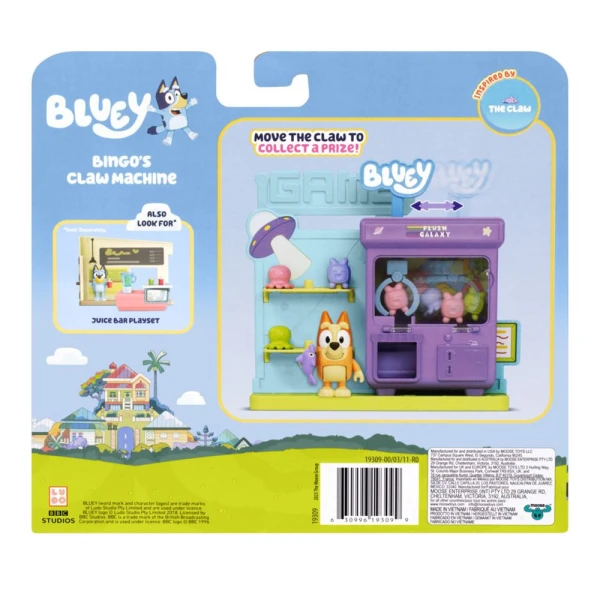 BLUEY ΜΙΝΙ ΣΕΤ ΠΑΙΧΝΙΔΙΟΥ CLAW MACHINE