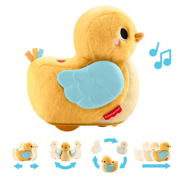 FISHER PRICE SOFT DUCK WITH MOTION AND SOUNDS