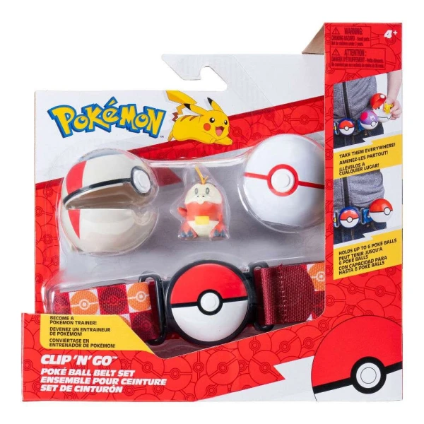 POKEMON CLIP N\' GO POKE BALL ΜΕ ΖΩΝΗ W20 - FUECOCO