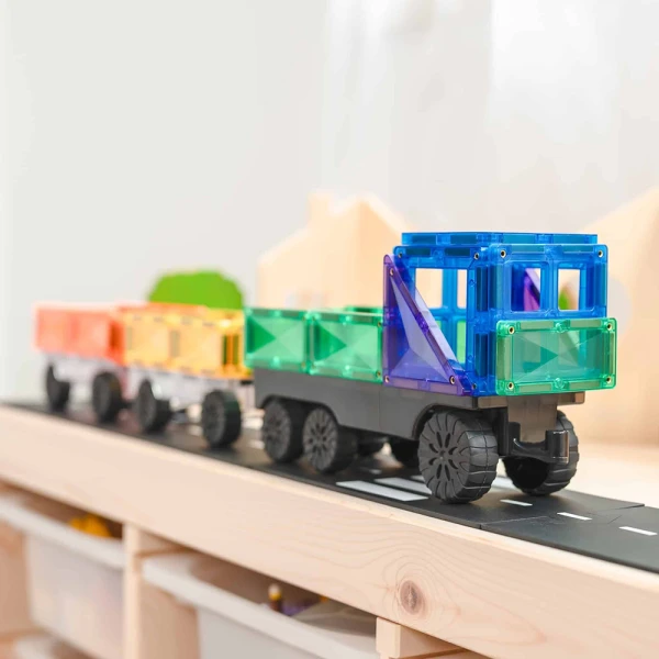 CONNETIX ΜΑΓΝΗΤΙΚΑ ΤΟΥΒΛΑΚΙΑ RAINBOW TRANSPORT PACK 50 τεμ.