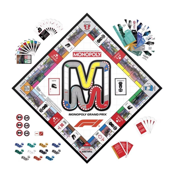 BOARD GAME MONOPOLY FORMULA 1