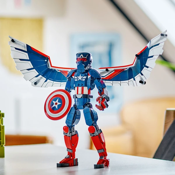 LEGO® MARVEL ΦΙΓΟΥΡΑ ΚΑΤΑΣΚΕΥΗΣ ΝΕΟΣ ΚΑΠΤΕΝ ΑΜΕΡΙΚΑ