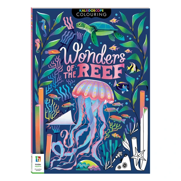 HINKLER KALEIDOSCOPE ΒΙΒΛΙΟ ΖΩΓΡΑΦΙΚΗΣ 72 ΣΕΛΙΔΕΣ - WONDERS OF THE REEF