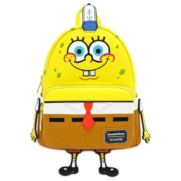 LOUNGEFLY SPONGEBOB 20TH ANNIVERSARY ΜΙΝΙ ΤΣΑΝΤΑ ΠΛΑΤΗΣ (NICBK0001)