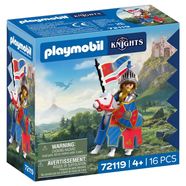 PLAYMOBIL KNIGHTS ΑΡΧΗΓΟΣ ΛΕΟΝΤΟΚΑΡΔΩΝ ΙΠΠΟΤΩΝ ΜΕ ΑΛΟΓΟ