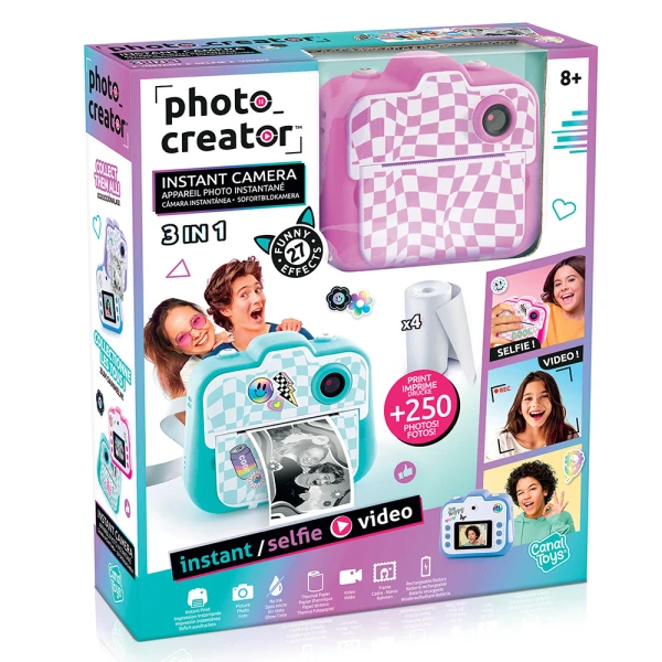 PHOTO CREATOR ΦΩΤΟΓΡΑΦΙΚΗ ΜΗΧΑΝΗ INSTANT CAMERA - 4 ΧΡΩΜΑΤΑ