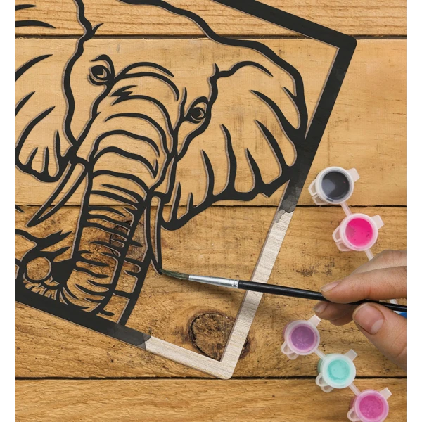 SPLAT PLANET ΞΥΛΙΝΟ ΣΕΤ ΖΩΓΡΑΦΙΚΗΣ ELEPHANT