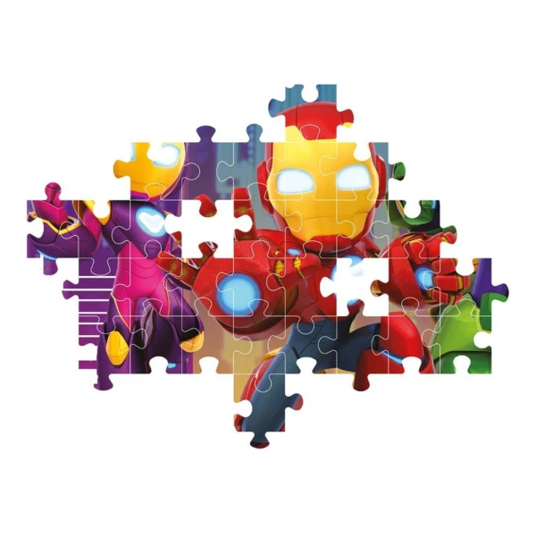 CLEMENTONI ΠΑΙΔΙΚΟ ΠΑΖΛ SUPER COLOR IRON MAN AND HIS AWESOME FRIENDS 60 τεμ.