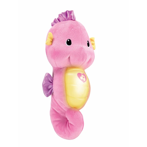 FISHER PRICE SOOTHE AND GLOW SEAHORSE PINK