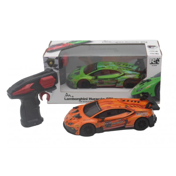 RW RC RACING CARS ΤΗΛΕΚΑΤΕΥΘΥΝΟΜΕΝΟ ΑΥΤΟΚΙΝΗΤΟ 1:24 LAMBORGHINI HURACAN GT3 DTM ΠΡΑΣΙΝΟ