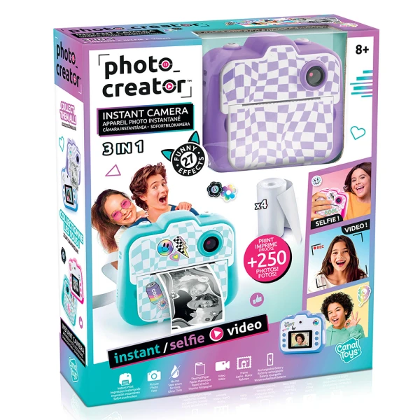 PHOTO CREATOR ΦΩΤΟΓΡΑΦΙΚΗ ΜΗΧΑΝΗ INSTANT CAMERA - 4 ΧΡΩΜΑΤΑ