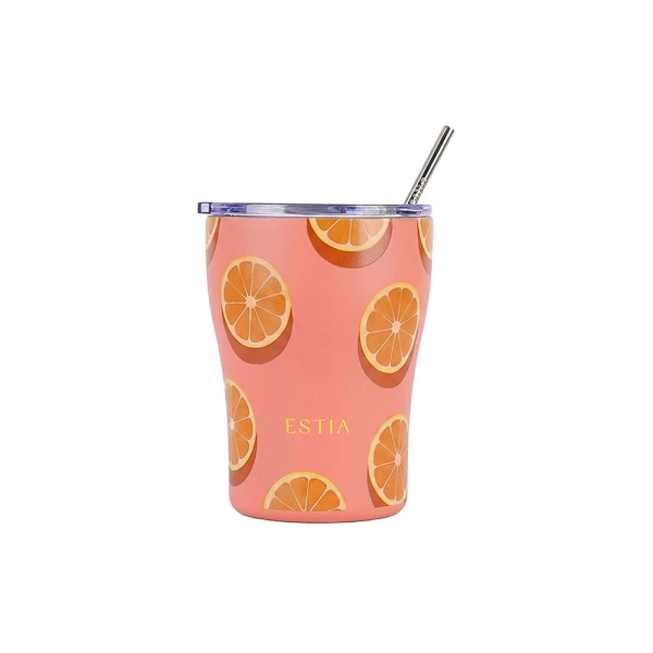 ESTIA HOME ART COFFEE MUG 350ml - ORANGE POP