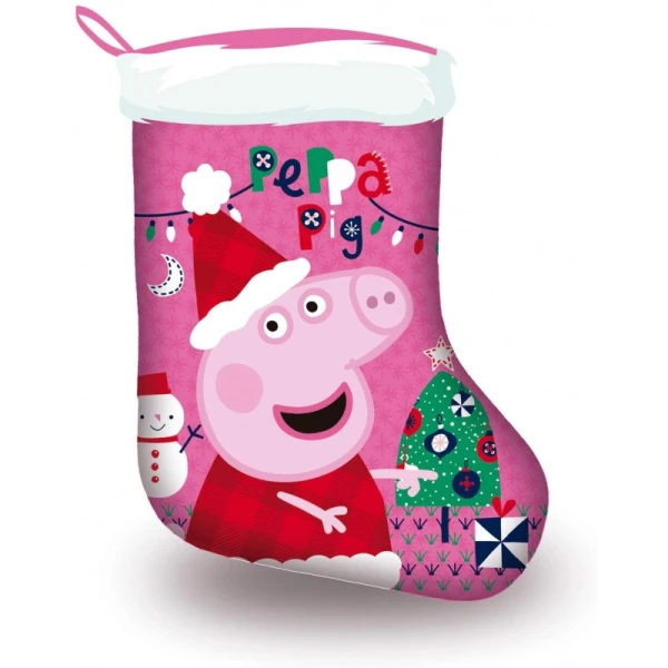 ΧΡΙΣΤΟΥΓΕΝΝΙΑΤΙΚΗ ΚΑΛΤΣΑ PEPPA PIG 42 εκ.