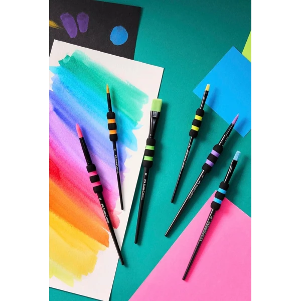 FABER CASTELL BLISTER ΜΕ 6 ΠΙΝΕΛΑ Νο 2-4-6-8-10-12