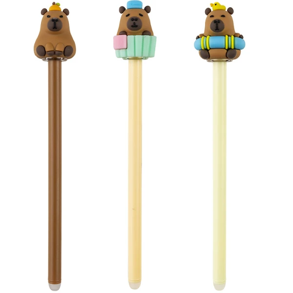 ΣΤΥΛΟ ΜΠΛΕ ΠΟΥ ΣΒΗΝΕΙ (REFFILABLE) CAPYBARA 0.5mm - 3 ΣΧΕΔΙΑ