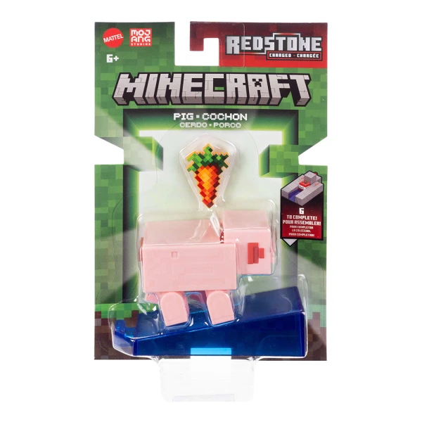 MINECRAFT REDSTONE CHARGED ΦΙΓΟΥΡΑ 8 εκ. PIG