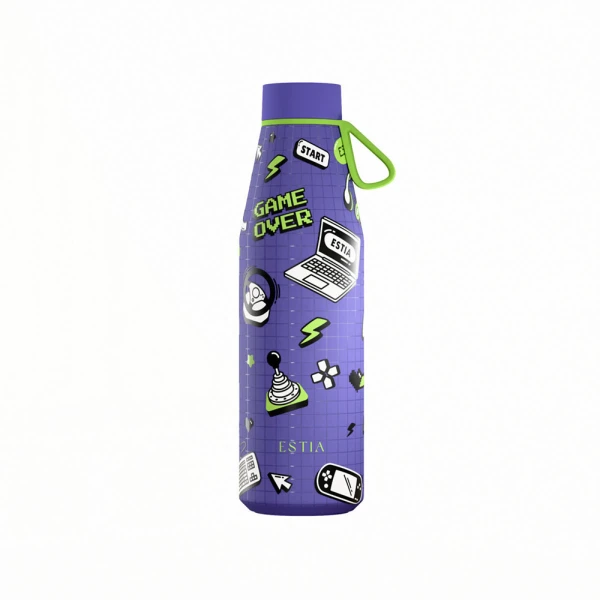 ESTIA HOME ART THERMAL FLASK FLOW SAVE THE AEGEAN 500ml GAME OVER